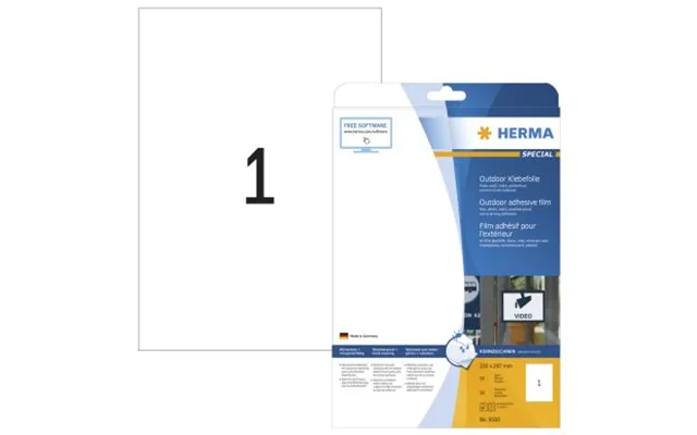 Herma Etikett Herma Outdoor A4 210x297 10 9500 Modsvarer N A