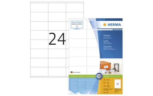 Herma Etikett Herma Premium A4 70x36 100 4453 Modsvarer N A
