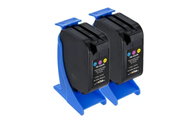 Inkclub Blækpatron 3-i-én Farve 1200 Sider - 2 Stk Pakning Mha090-2 Modsvarer C6578a