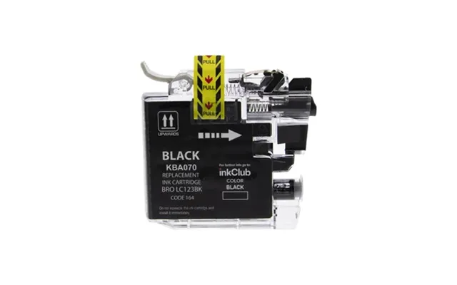 Inkclub Blækpatron Sort - 650 Sider Kba070 Modsvarer Lc123bk