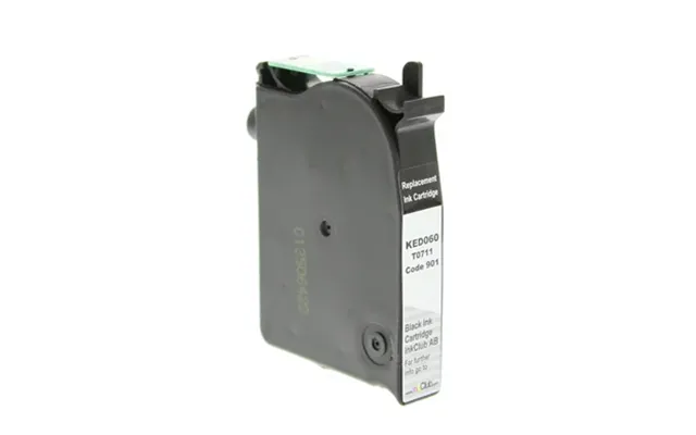 Inkclub Blækpatron Sort - Erstatter Epson T0711 Ked060 Modsvarer T0711