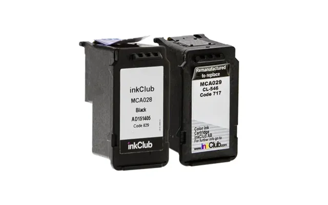 Inkclub Multipakke Blækpatroner - Erstatter Canon Pg-545 Cl-546 Mca02-2 Modsvarer 8287b006