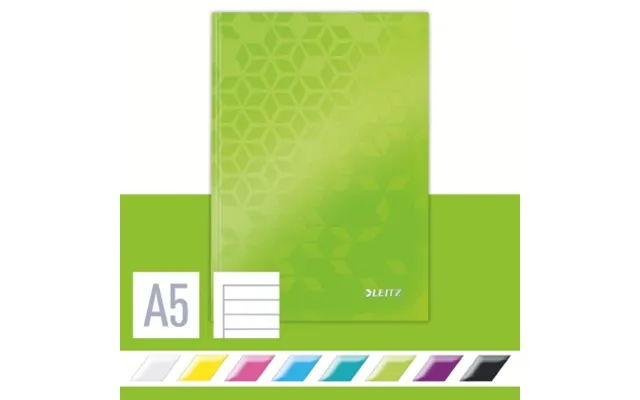 Leitz Notesbog Leitz Wow A5 Linj. 90g 80a Grøn 46271054 Modsvarer N A