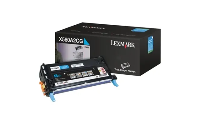 Lexmark Tonerkassette Cyan 4.000 Sider X560a2cg Modsvarer N A