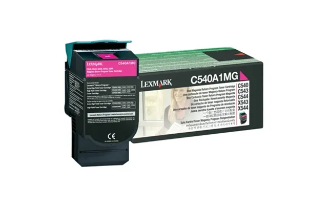 Lexmark Tonerkassette Magenta 1.000 Sider Return C540a1mg Modsvarer N A