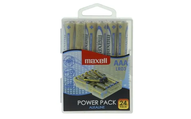 Maxell Maxell Batterier Aaa Lr03 24 Power Pakk 790269 Modsvarer N A