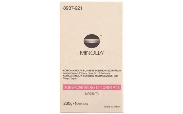Minolta Minolta M4b Tonerkassette Magenta 8937-921 Modsvarer N A