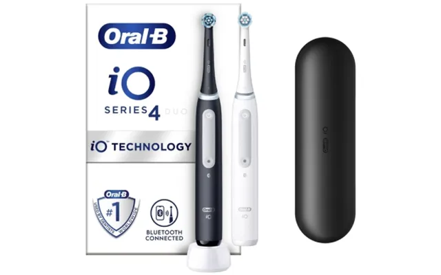 Oral-b Oral-b Io4 Series 4 Duo Eltandbørste Black White 4210201414742 Modsvarer N A