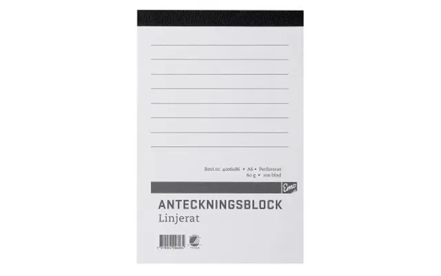 Other Notesbog A6 Linjerat - Perforeret 7319024006084 Modsvarer N A