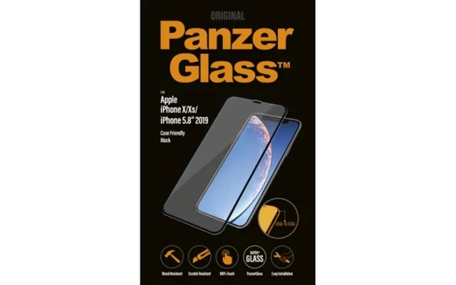 Panzerglass Panzerglass Iphone X Xs 11 Pro Case Friendly - Sort 5711724026645 Modsvarer N A
