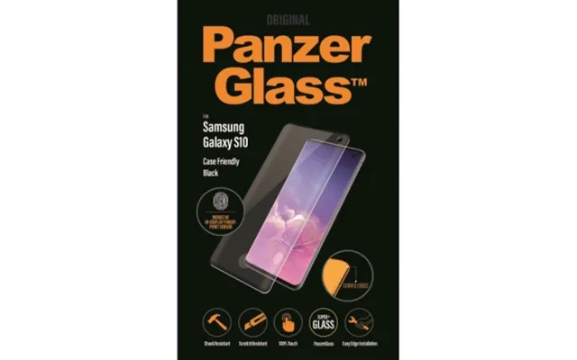 Panzerglass Panzerglass Samsung Galaxy S10 Fingeraftryk - Sort 5711724071850 Modsvarer N A