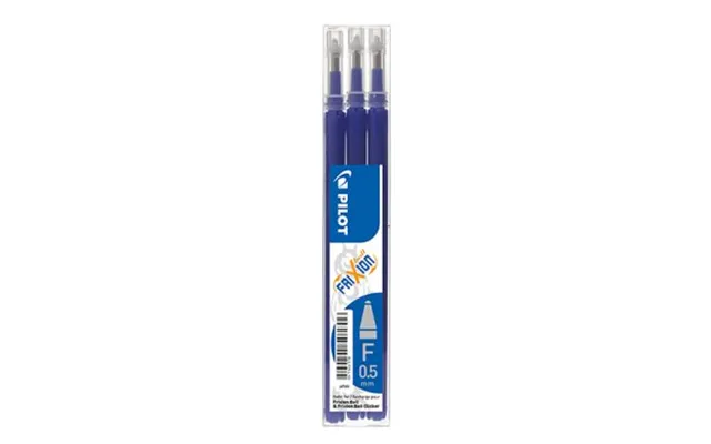 Pilot Refill 3-pak Frixion Ball Udviskeligt Blæk 0,5 Blå 422850 Modsvarer N A