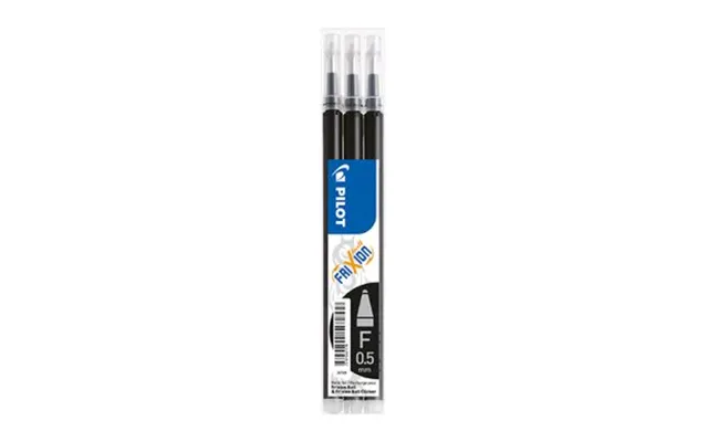 Pilot Refill 3-pak Frixion Ball Udviskeligt Blæk 0,5 Sort 422836 Modsvarer N A