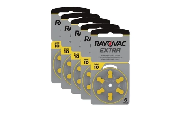 Rayovac Rayovac Extra Advanced Act 10 Gul 5-pak 4561-1-5 Modsvarer N A