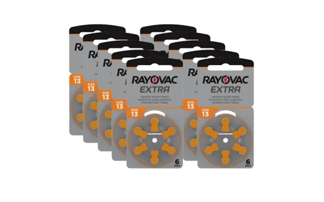 Rayovac Rayovac Extra Advanced Act 13 Orange 10-pak 4562-1-10 Modsvarer N A