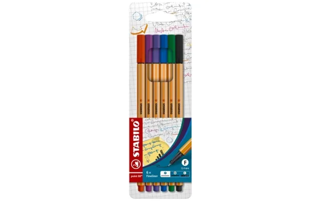Stabilo Stabilo Point 88 6 Pack 271000 Modsvarer N A