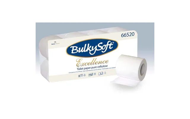 Bulky Soft Excellence Miljøvenligt Toiletpapir 3-lags Hvid - 72 Ruller