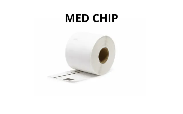 Dymo 99013 - Gennemsigtige Adresseetiketter Med Chip 260 Labels 89x36, Kompatible S0722550