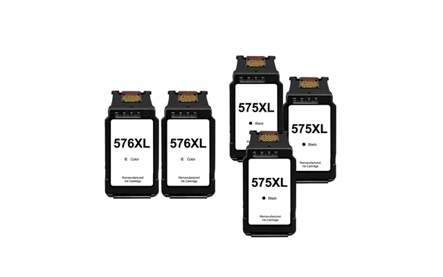 Pakke Sæt Canon Pg-575 Cl-576 3 Sorte - 2 Farver Alternativ 96 Ml product image