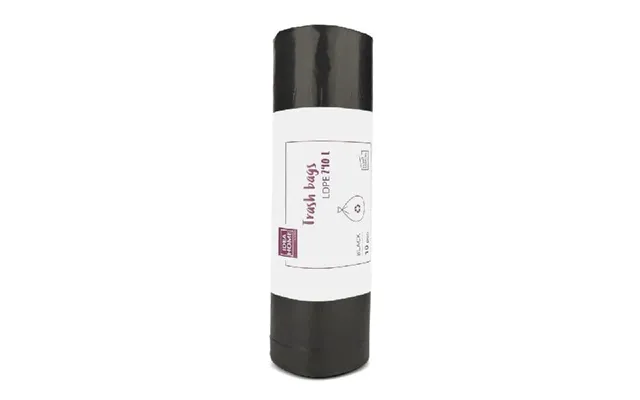 Sorte Affaldssække - 240 Liter