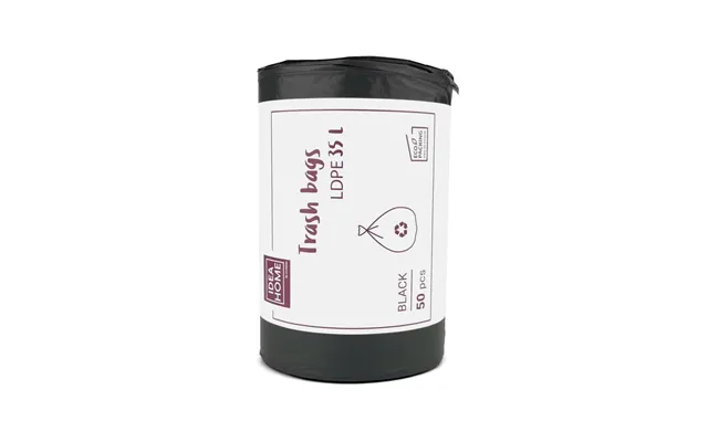 Sorte Affaldssække - 35 Liter