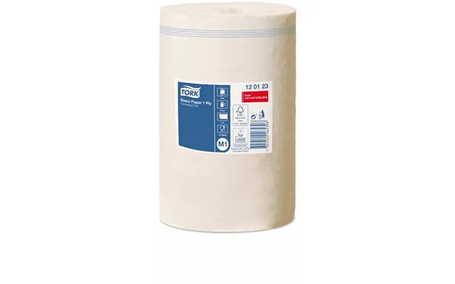 Tork Aftørringspapir Basic 1 Lag 120123 - 11 Ruller