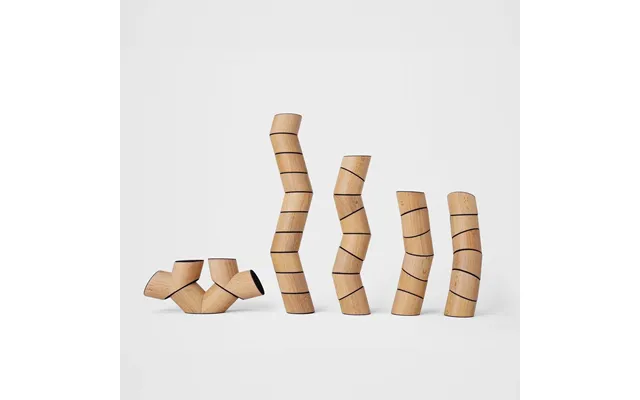 Loggos - Bøg, Large 30 Klodser Og 3 Y-blokke
