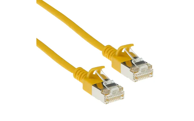 Act Cat6a U Ftp Slimline Yl 2.00m