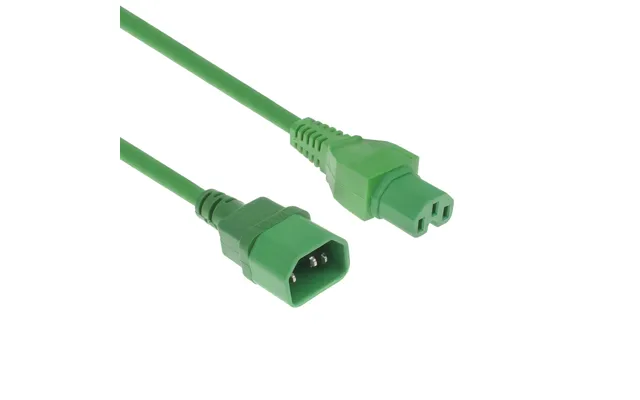 Act Powercord C14 - C15 Green 2 M