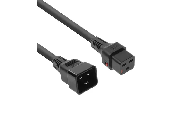 Act Powercord C19 Iec Lock - C20 Black 3 M, Pc1286