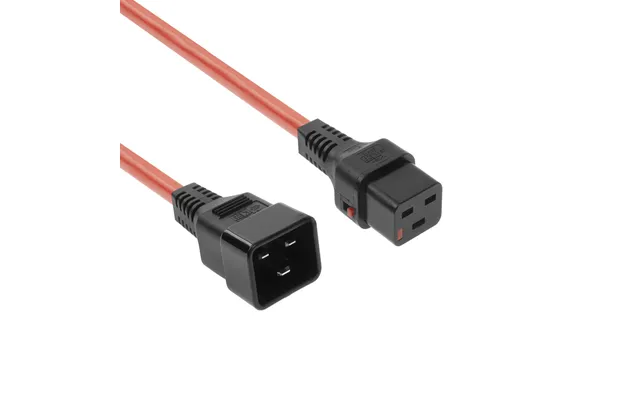 Act Powercord C19 Iec Lock - C20 Red 3 M, Pc1403