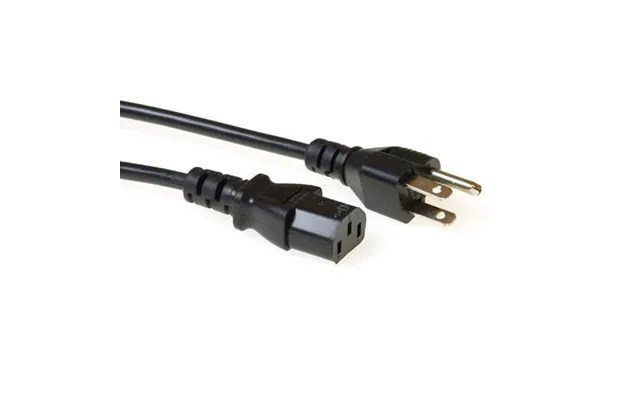 Act Powercord Usa Plug - C13 Black 2.5 M