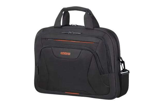 American Tourister 88532-1070 At Work Shoulder Bag 15.6 Inch - Black Orange