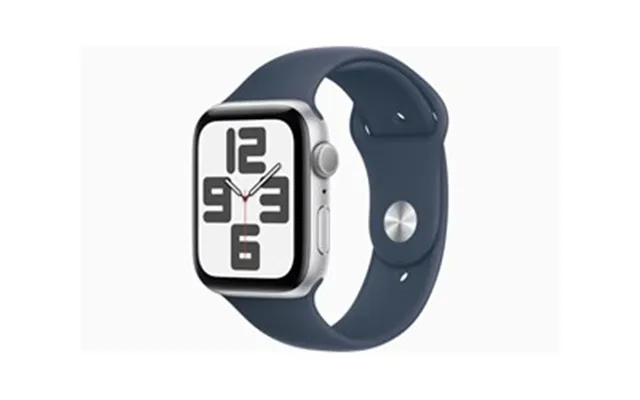 Apple Watch Se 2023 Gps 40mm - Silver Aluminium Case With Storm Blue Sport Band