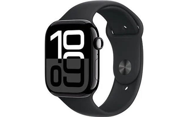 Apple Watch Series 10 Gps 42 Mm Pianosort Alum, Sort Sportsrem - S M