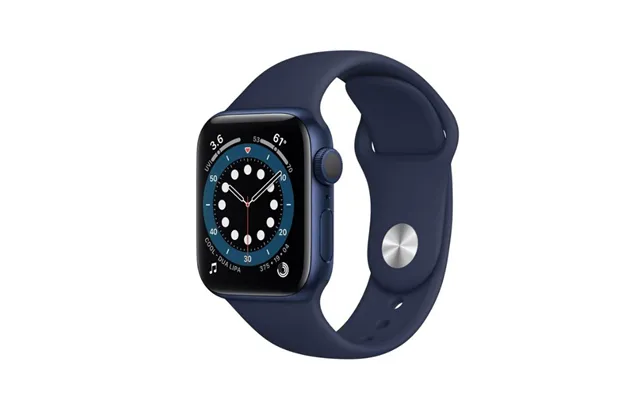 Apple Watch Series 6 Gps 40mm Blue Aluminium Case With Deep Navy Sport Band