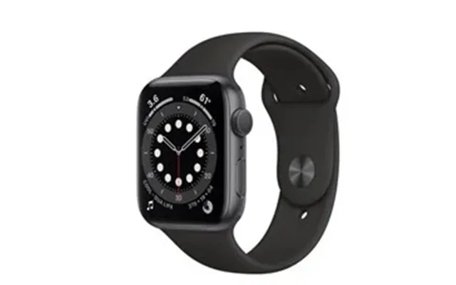 Apple Watch Series 6 Gps 44mm Space Gray Aluminium Case With Black Sport Band