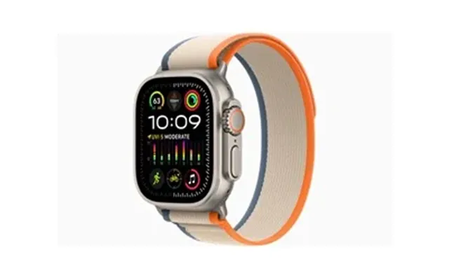 Apple Watch Ultra 2 Gps Cellular 49mm - Titanium Case With Orange Beige Trail Loop