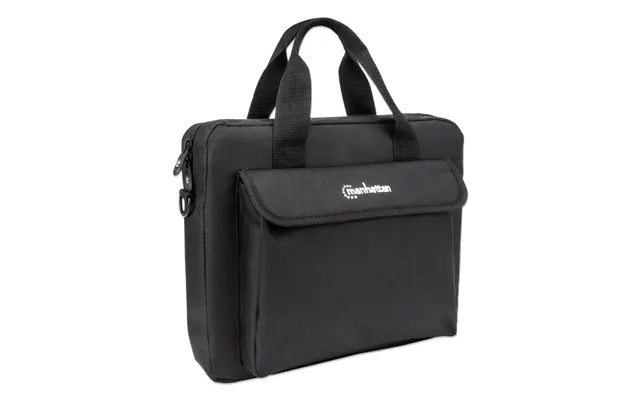 Borsa Notebook Bag 12,5 London Nero Med Lomme Til Tilbehør Og Skulderrem