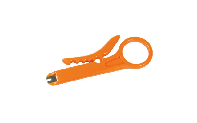 Idc Punchdown Tool With Wire Stripper - Plastic