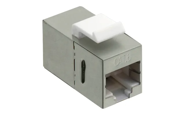 Keystone Inline Coupler Rj45 Cat.6 Fully Shielded - Snap-in M