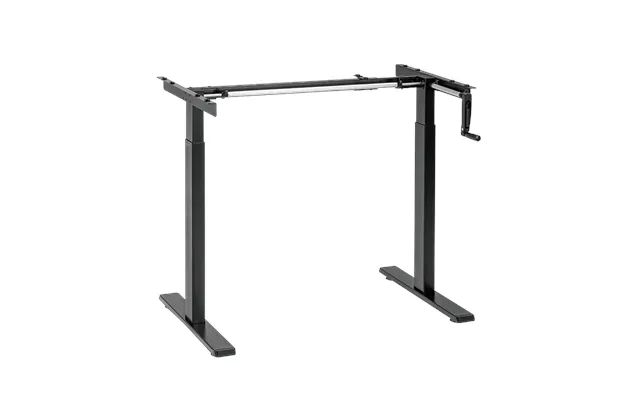 Manually Adjustable Sit-stand Desk Frame - 2-part Telescopic Legs