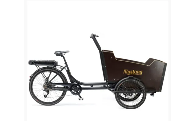 Mustang Cargo Electric 26 El-ladcykel Med 8 Gear - Black