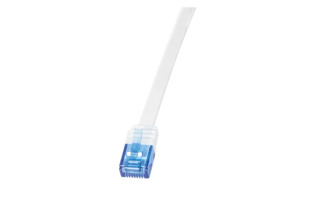 Patch Cable Flat Cat.6 U Utp Slimline - White