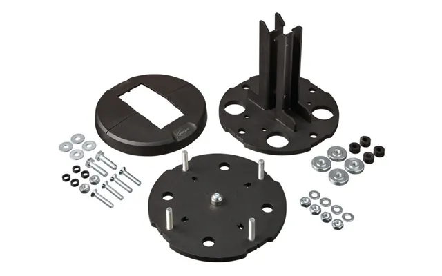 Pff 7965 Floor Plate Adjustable - Black