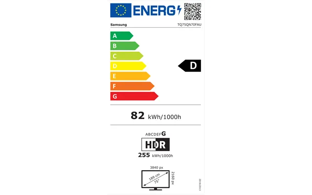 Samsung 75 Fladskærms Tv Neo Qled 4k Tq75qn70fauxxc