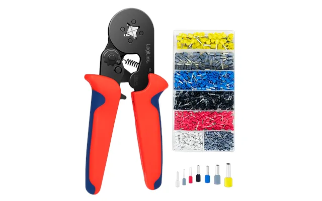 Self-adjusting Crimping Pliers With Wire End Ferrule Set - 1200 Pcs