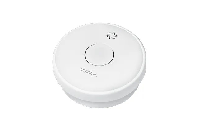 Smoke Detector With Replaceable Zinc Carbon Battery - 1 Year Battery