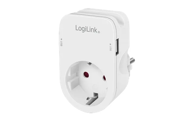 Socket Adapter With Holder - 1x Cee 7 3 & 2x Usb-a