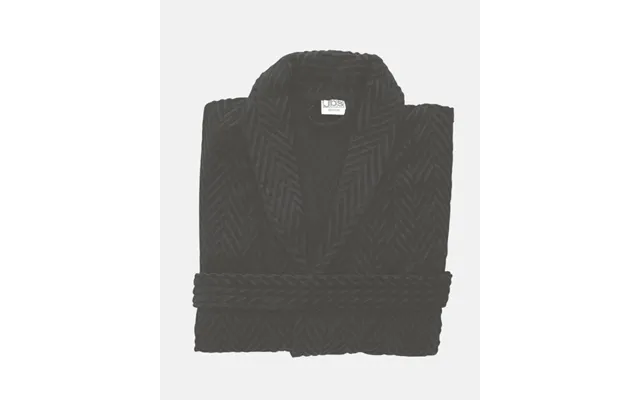 Badekåbe 100% Velour Bomuld Sort